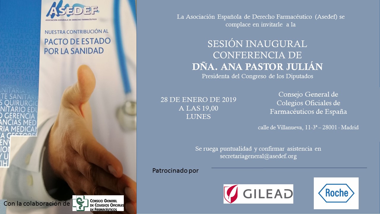 Presentación del II Ciclo sobre «NUESTRA CONTRIBUCIÓN AL PACTO DE ESTADO DE SANIDAD: EL FUTURO ES LA INNOVACIÓN”