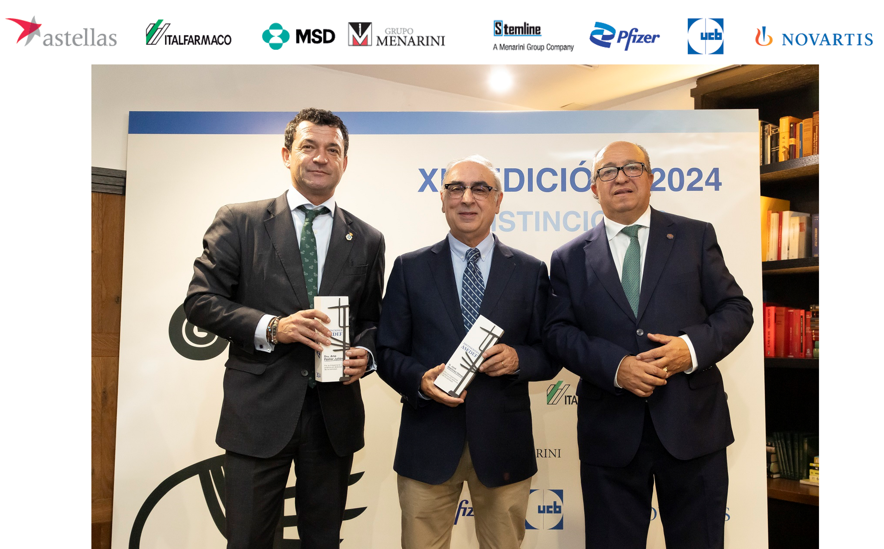 ASEDEF reconoce la trayectoria y contribución a la sanidad de Ana Pastor y Pepe Martínez Olmos en la XIV edición de sus galardones